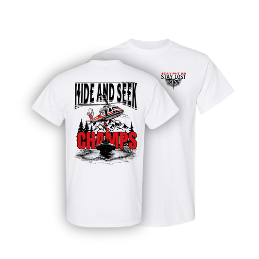 HIDE & SEEK CHAMPS S&R T SHIRT