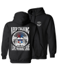 BLACK THE BLUE POLICE HOODIE