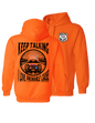 BLACK THE BLUE POLICE HOODIE