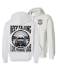 BLACK THE BLUE POLICE HOODIE