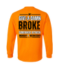 GIVE-A-DAMN BROKE LONG SLEEVE WITH POCKET
