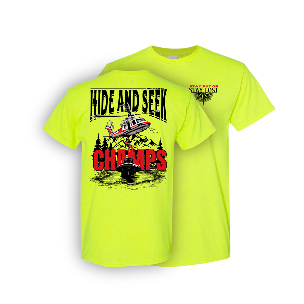 HIDE & SEEK CHAMPS S&R T SHIRT