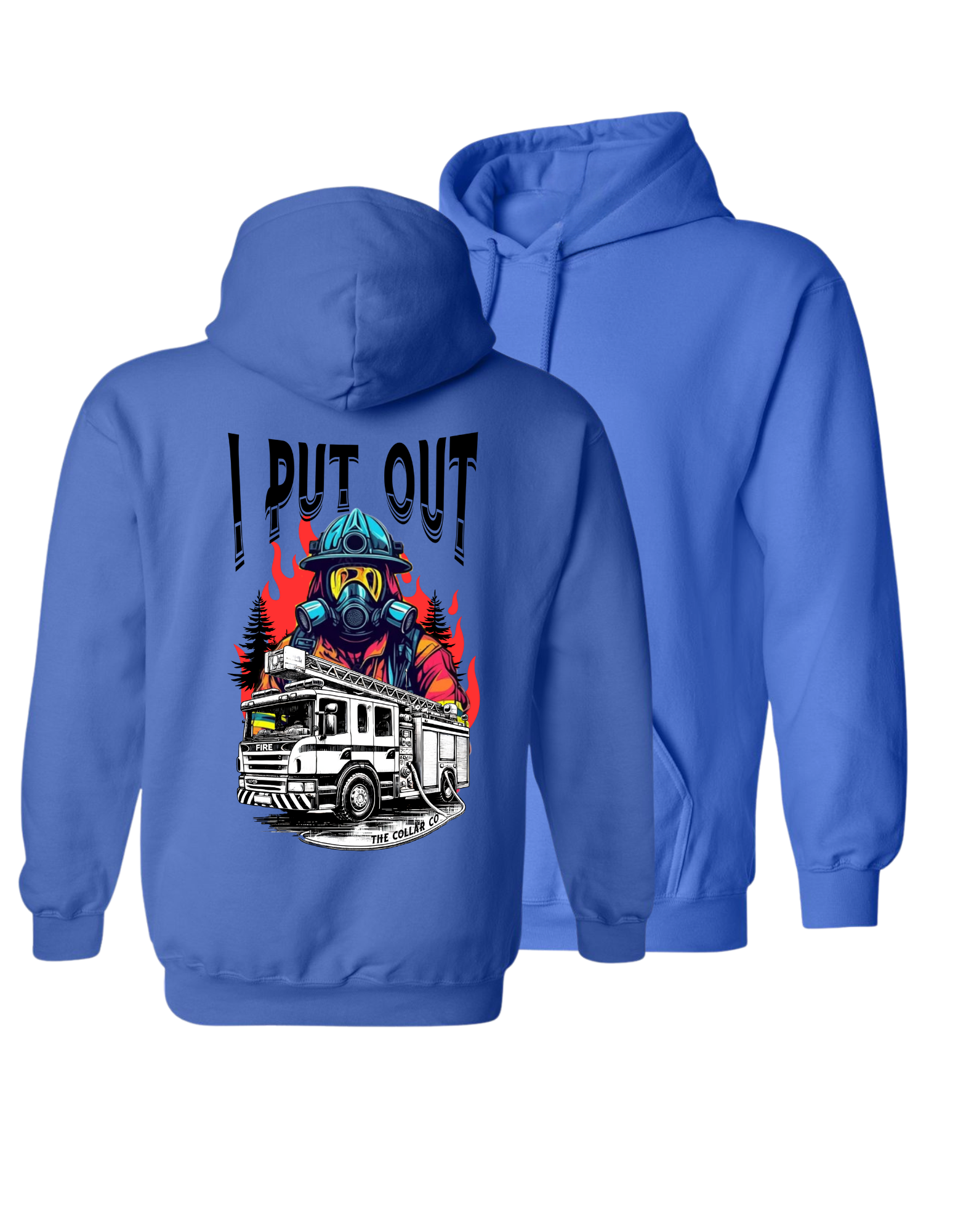 KICKIN ASH TAKEN NAMES FIREFIGHTER HOODIE