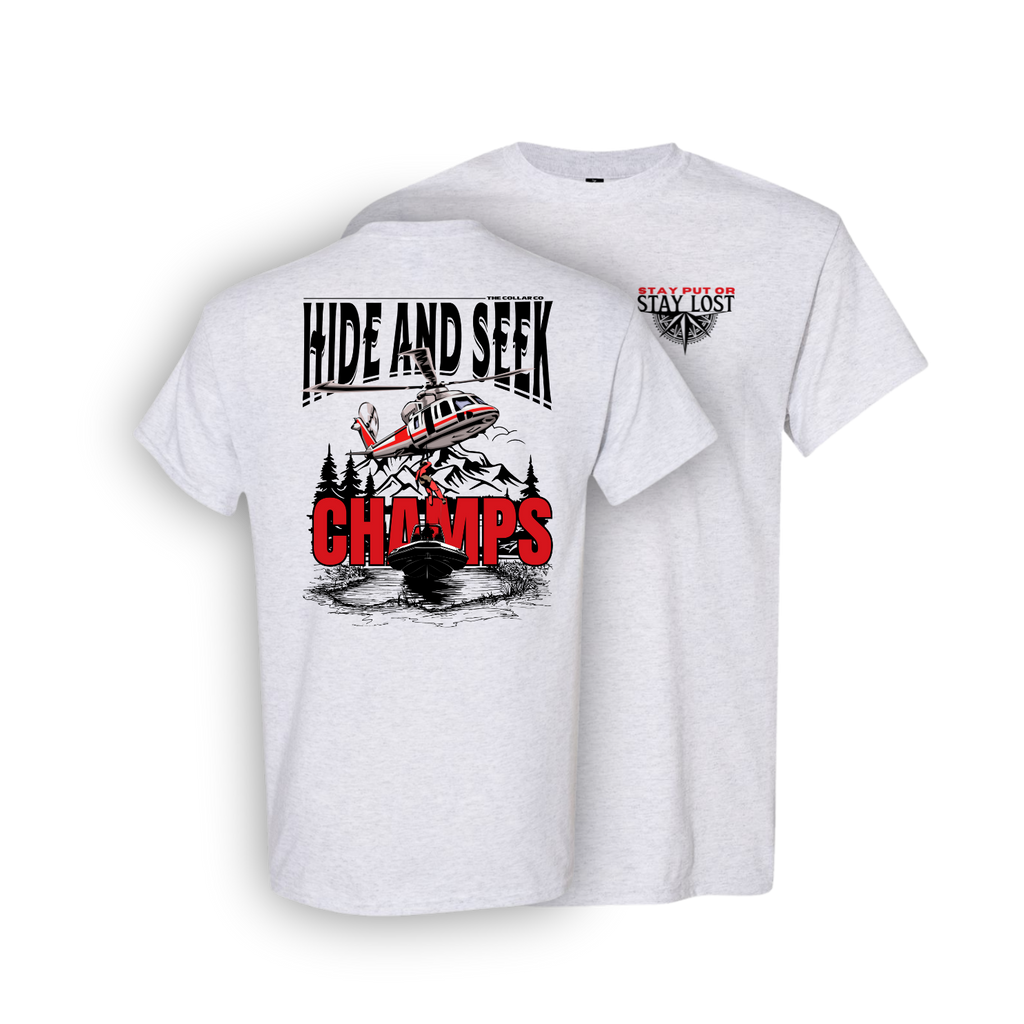 HIDE & SEEK CHAMPS S&R T SHIRT
