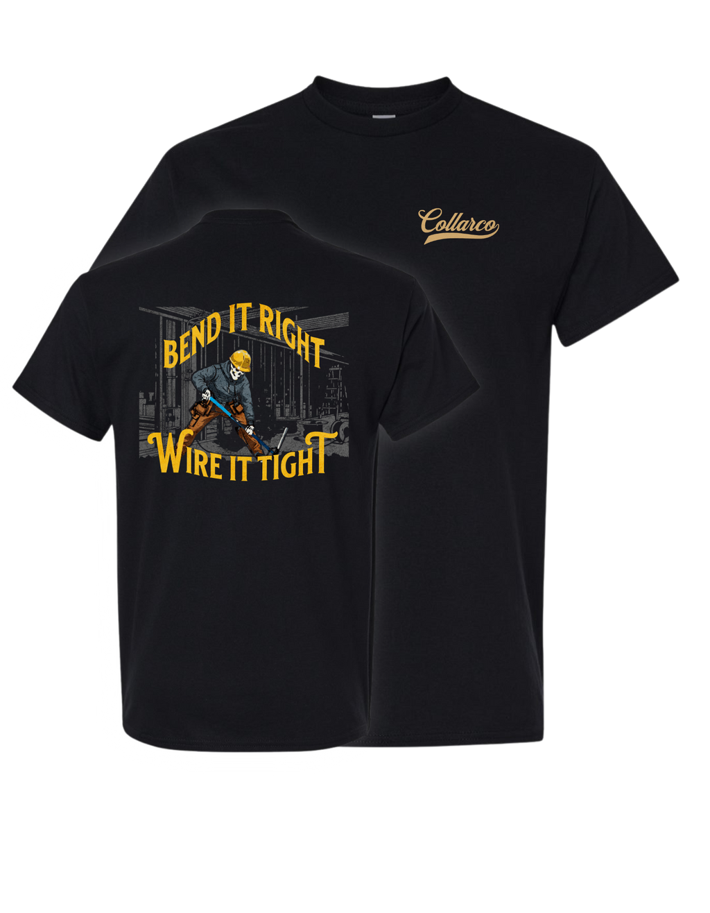 ELECTRICIAN TRADE T SHIRT - RESIDENTIAL & COMMERCIAL DESIGNS