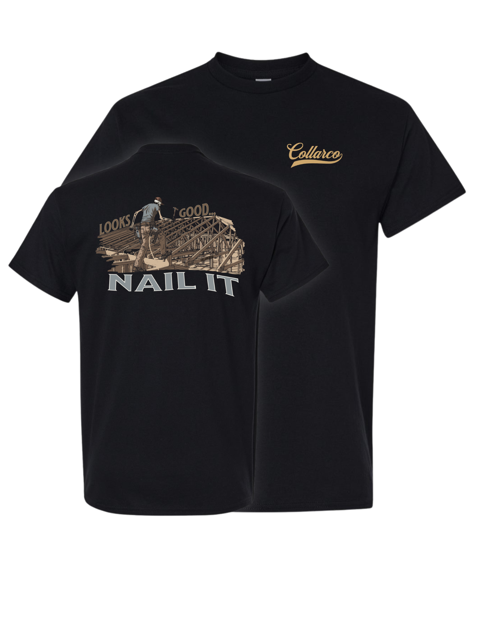 CARPENTER TRADE T SHIRT - RESIDENTIAL & COMMERCIAL DESIGNS